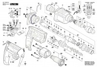 Bosch 3 611 B5A 475 GBH 200 Rotary Hammer 230 V / GB Spare Parts GBH200